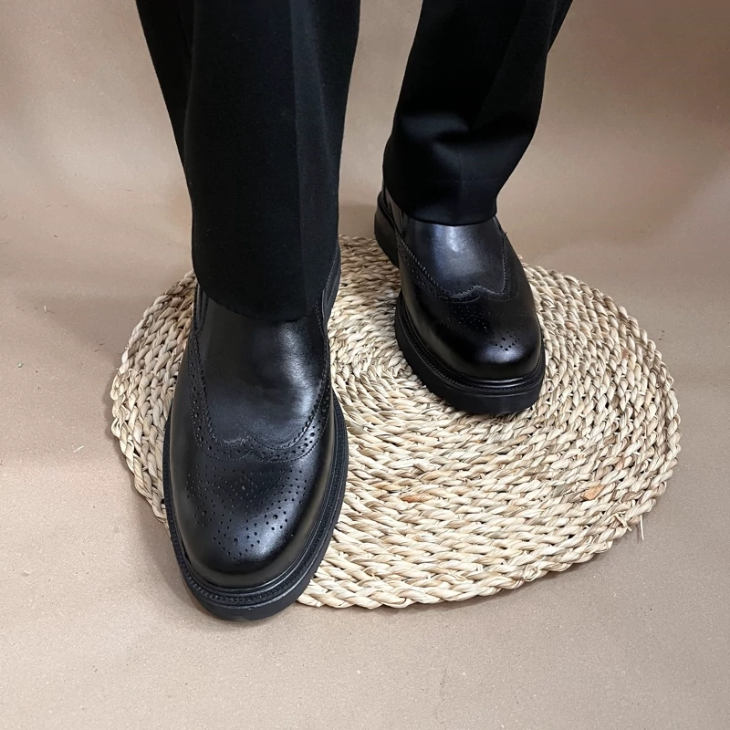 کفش مردانه رسمی مجلسی چرم طبیعی اصل  مدل هشترگ اریسته مشکی  (40تا44)
